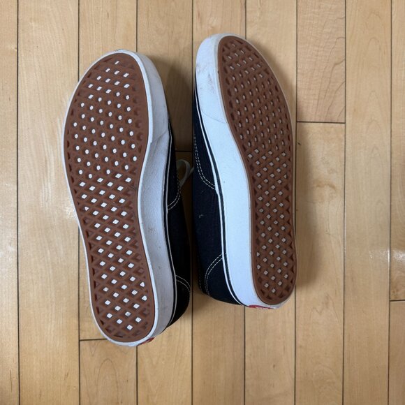 VANS ComfyCush black low profile canvas shoes size 9 - Picture 7 of 10